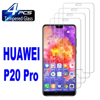 2/4db 2.5 D Edge Edzett Üveg Huawei P20 Pro Képernyő Védő Üveg Film