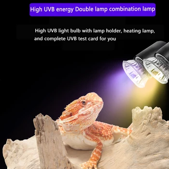 UVA + UVB LED Hüllő Fény Teknős Úszunk Platform Teljes Spektrumú Nap Lámpa Napozni Hő Lámpa Gyík Hüllők, valamint a Kétéltűek