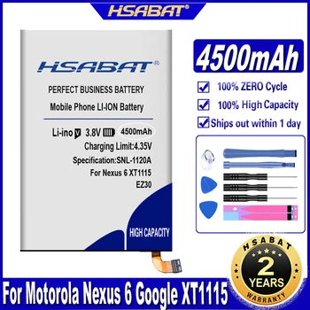 HSABAT 4500mAh EZ30 Akkumulátor Motorola Nexus 6 Google XT1115 XT1110 nexus6 xt1103