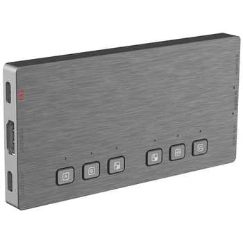 UVC Kettős HDMI USB-HD Videó Capture Box Támogatja a Multi-Mode Kép-a-képben Váltás