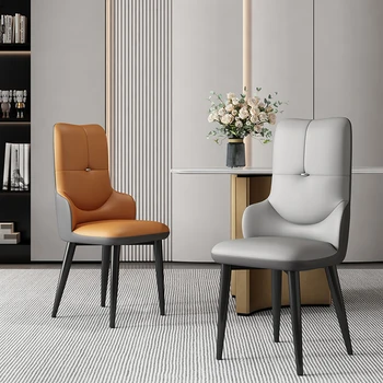Skandináv minimalista szabadidő székek, luxus high-end étterem, hotel tárgyalási székek, székek smink