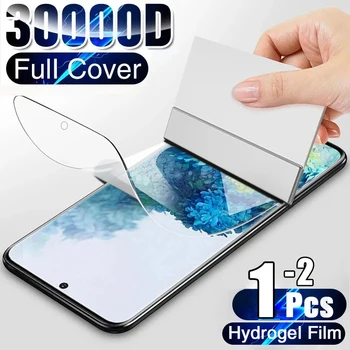 Hidrogél Film Samsung Galaxy S10E S20 S21 fe S22 S23 Megjegyzés 20 Ultra 10 Plus kijelző Védő a51-es A70 A71 A52 Nem Üveg