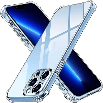 Luxus Tiszta Telefon tok iPhone 13 Pro Max 14 Plusz 12 Pro 11 Ütésálló tok iPhone XR XS Max 6 6 7 8 Plusz hátlap