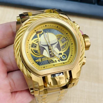 Legyőzhetetlen Tartalék Csavar Zeusz Férfi Karóra 100% Funkció Vízálló Rozsdamentes Acél Luxus Watchs Relógio Masculino A Dropshipping