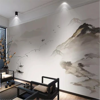 wellyu Egyéni háttérkép, 3d sztereó fénykép falfestmények új Kínai tinta fekvő kanapé, TV háttér fal papírokat lakberendezés 3d háttérkép