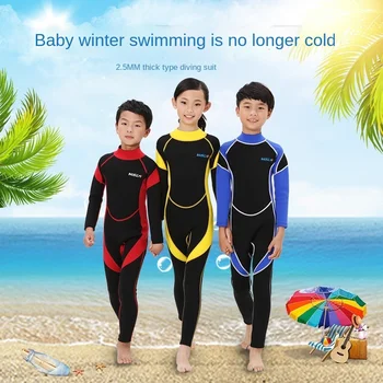 A gyermekek Búvárruha Egy darab Hideg-Meleg Snorkeling Ruha Fiú, Lányok napvédő Ruházat Nagy Gyerekek, Meg a gyerek Fürdőruha