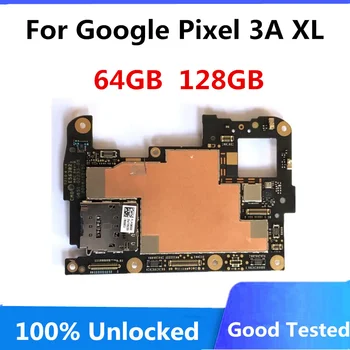 A Google Pixel 3A XL Pixel 3AXL Nyitva Alaplap 64 gb-os 128GB Eredeti Logikai kártya Android Rendszer Alaplap, Chips