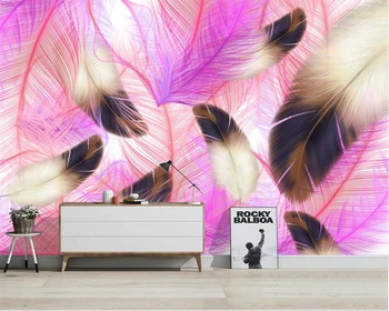 beibehang Egyéni modern művészet minimalista színű toll nappali háttér freskó cucc de parede háttérkép