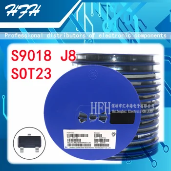100 S9018 J8 SOT-23 S9018 SMD tranzisztor új, eredeti
