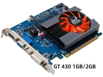 Inno3D GT 430 1GB 2GB videókártya GeForce 64Bit GDDR3 Grafikus Kártya GPU Térkép NVIDIA Eredeti GT430 1GD3 DVI-VGA PCI-E Használni