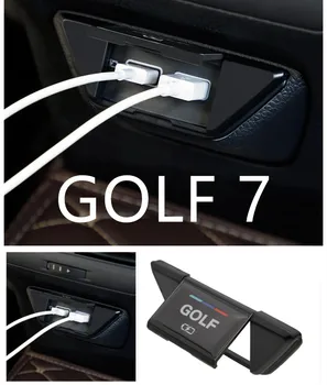 A Volkswagen Golf 7.5 hátsó USB-fedezze töltő port porvédő módosított belső berendezés autó tartozékok