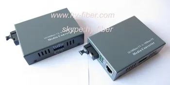 Media Converter 10/100M SM Egyetlen Szál 1310nmTX/1550RX 60 km-re RP port