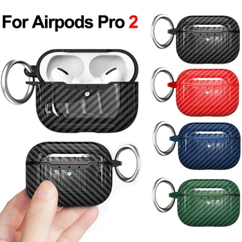 Szénszálas Mintás védőtok Airpods Pro 2 Bluetooth Headset karcálló TPU Puha tok Airpods Pro 22022