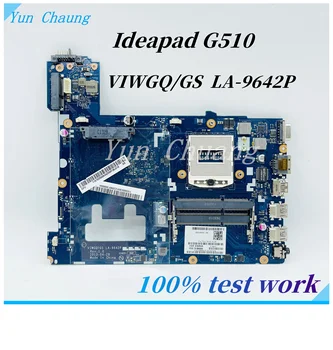 90003691 VIWGQ GS LA-9642P Alaplapja A Lenovo ideapad G510 Laptop Alaplap socket PGA 947 HM86 GMA HD4600 DDR3L Alaplapja