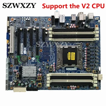 Felújított Támogatja a V2 CPU A HP Z420 Munkaállomás X79 Alaplap c602 express Socket 2011 708615-001 708615-601 618263-003