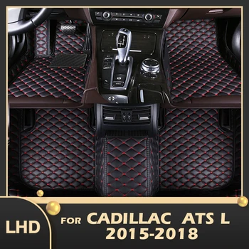 Autó Szőnyeg A Cadillac ATS L 2015 2016 2017 2018 Egyéni Auto Láb Párna Autó Szőnyeg Fedél Belső Kiegészítők