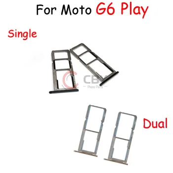 A Sim-Kártya Nyílásba Tálca Tartó Motorola Moto G6 Játszani Egységes Dual Sim Kártya Adapter Csere Rész