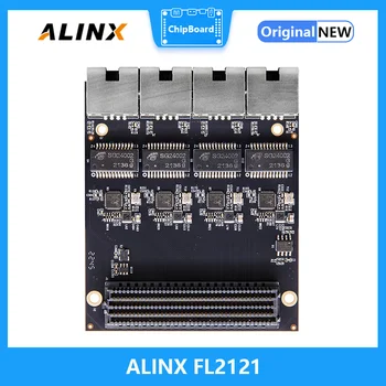 ALINX FL2121: 4-Way 1000 Gigabit Ethernet LPC FMC Ethernet Kommunikációs Modul,FL2121 Helyettesíti FL9031
