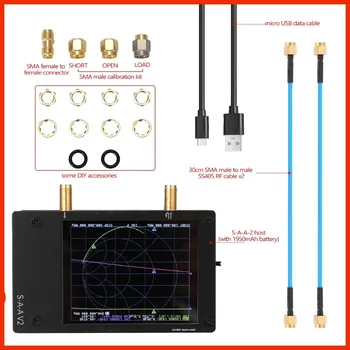 3G Vektor Hálózat Analizátor S-Egy-Egy-2 NanoVNA V2 Antenna Analyzer Rövidhullámú HF VHF UHF a Ház 3G Vektor Hálózat-Analizátor