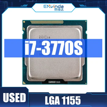 Használt Eredeti Intel Core i7-3770S Processzor négymagos, 3,1 GHz-es, L3=8M 65W LGA 1155 Desktop I7-3770S CPU Támogatás B75 Alaplap