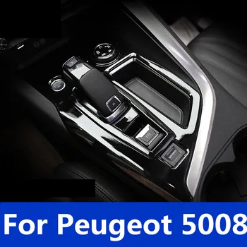 A Peugeot 3008 5008 2016-2019 Felszerelés keret Módosítása Középső vezérlőegység panel lakberendezés Automatikus Kiegészítők Szalag