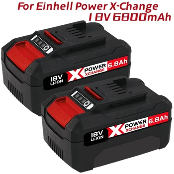 X-change by egy 6800mah csere einhell power x-change akkumulátor kompatibilis az összes 18V einhelltools elemeket LED kijelző