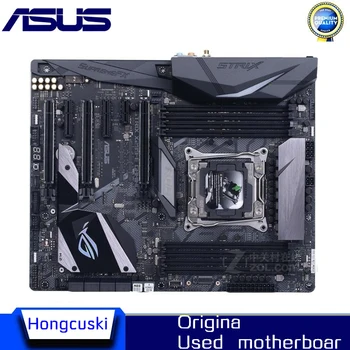 Használt Asus ROG STRIX X299-E Játék Eredeti Asztali Intel X299 DDR4 Alaplap LGA LGA ÉGHAJLATRA 2066 USB3.0 M. 2 SATA3