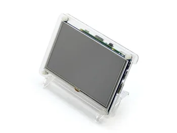 Legújabb 5 inches HDMI LCD Kijelző Modul Tiszta Ügy Támogatása Raspberry Pi 3B+ Banán Pi Beaglebone Fekete USB-Touch Vezérlés