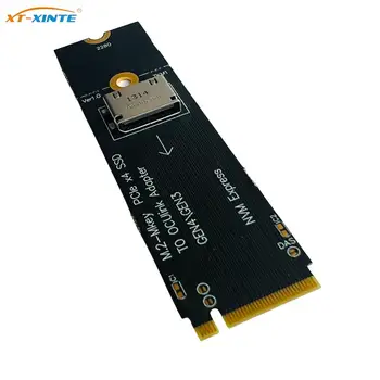 M. 2-M gombot PCIe x4 SSD U. 2 OCUlink SFF-8612 Adapter Kártya Gen4/Gen3 2,5 inch NVME U. 2(SFF 8639)SSD, PCI-E NGFF Kelő Kártya