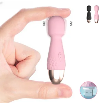 Felnőtt Mini Varázspálca, Vibrátorok Nőknek Klitorisz Stimulátor AV Stick G-pontot Masszírozó Női Maszturbátor Szex Játékok a Nő