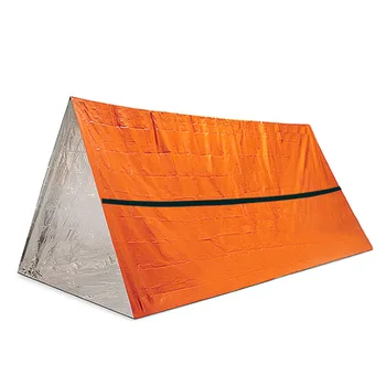 Kültéri egyszerű sátor hordozható sátor termikus takarót, meleg hálózsák, sátor