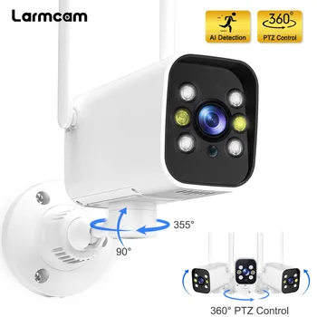 IP Kamera WiFi PTZ Kamera 1080P Golyó Videó Megfigyelő mozgásérzékelés kétirányú Audio ICsee Onvif Biztonsági Kamera Haza