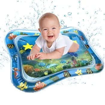 Baba Gyerek Víz Játszani Mat Játékok Felfújható sűrűsödik PVC csecsemő Pocija Playmat Kisgyermek Tevékenység Játszani Center víz mat babák
