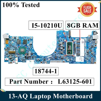 LSC Felújított HP 13-AQ Laptop Alaplap I5-10210U CPU, 8GB RAM L63125-601 L63125-001 TPN-W144 18744-1 448.0G903.0011