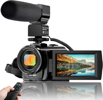 2023 2.7 K éjjellátó Kamera 16X Zoom Infravörös Vlogging Video Kamera A Youtube Hordozható Digitális Hangrögzítő Élő Közvetítés