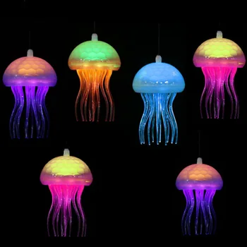 Szimulációs Műanyag Medúza Lámpa LED-es Akril Fekvő Fény Park Kültéri Vízálló, Színes, Színe Változó Hangulat Decorat