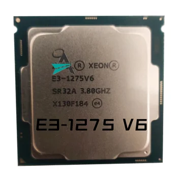 Használt Xeon E3-1275V6 3.70 GHZ-es Quad-Core 8MB E3-1275 V6 LGA1151 14nm 73W E3 1245V6 ingyenes szállítási E3 1275 V6